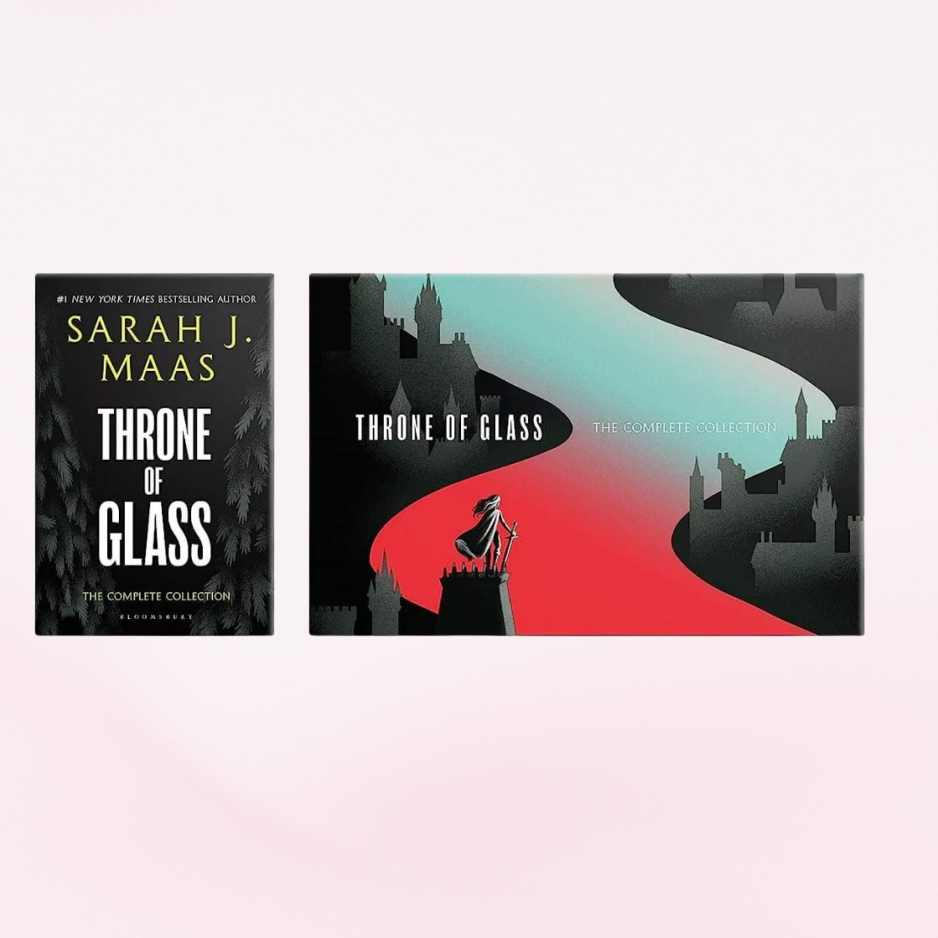 Throne of Glass Complete Collection by Sarah J. Maas | Full Series Box Set | Bestselling Fantasy Books Gift