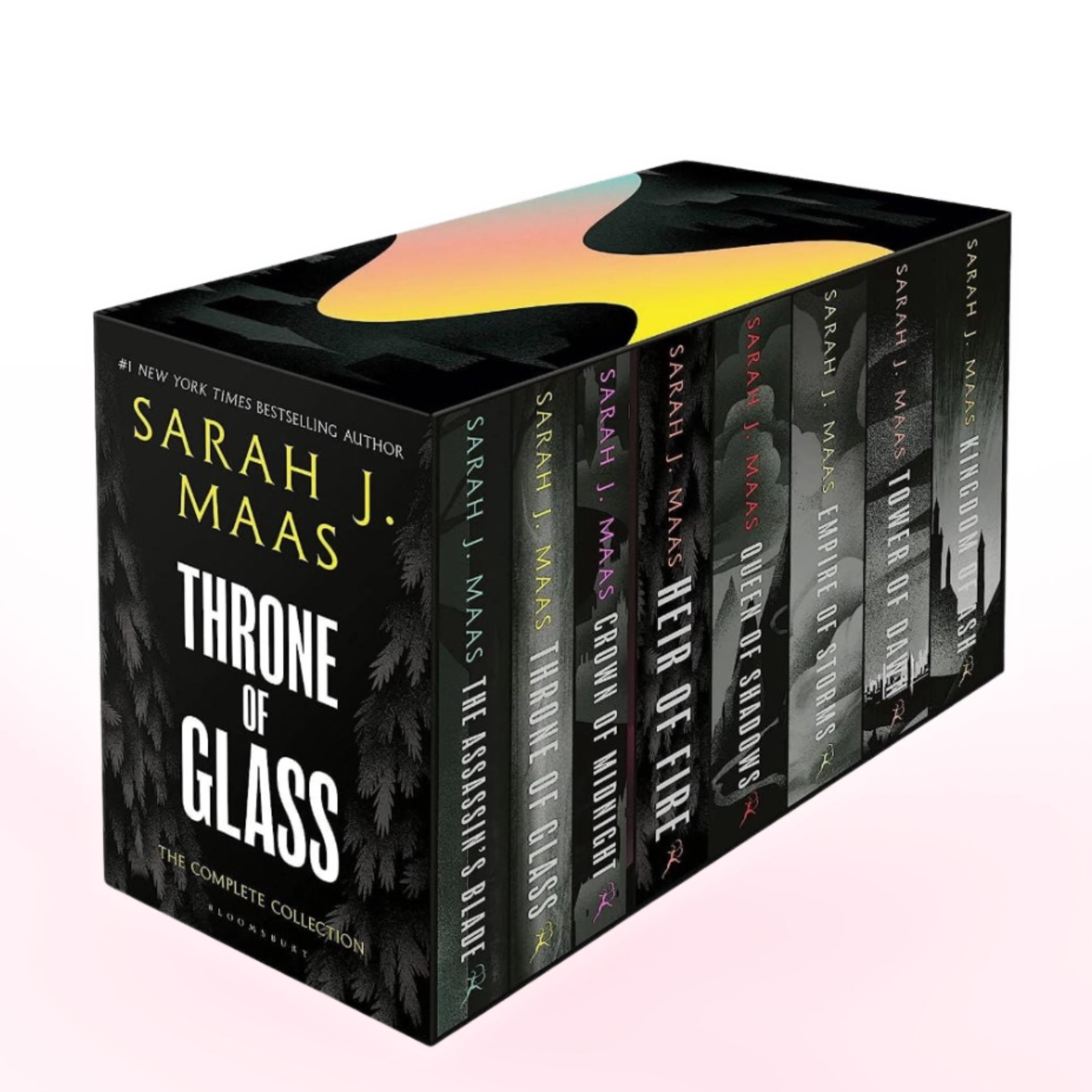 Throne of Glass Complete Collection by Sarah J. Maas | Full Series Box Set | Bestselling Fantasy Books Gift